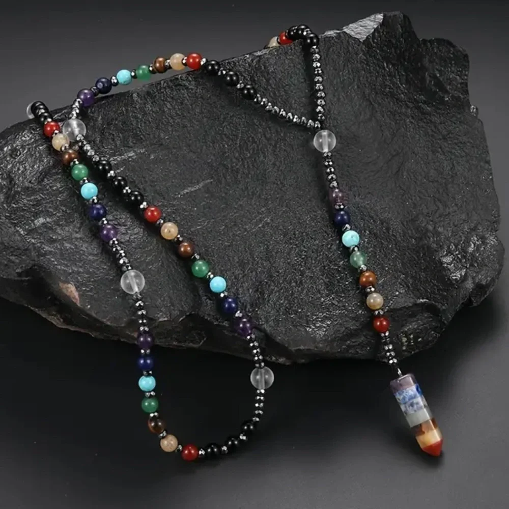 Rainbow Chakra necklace